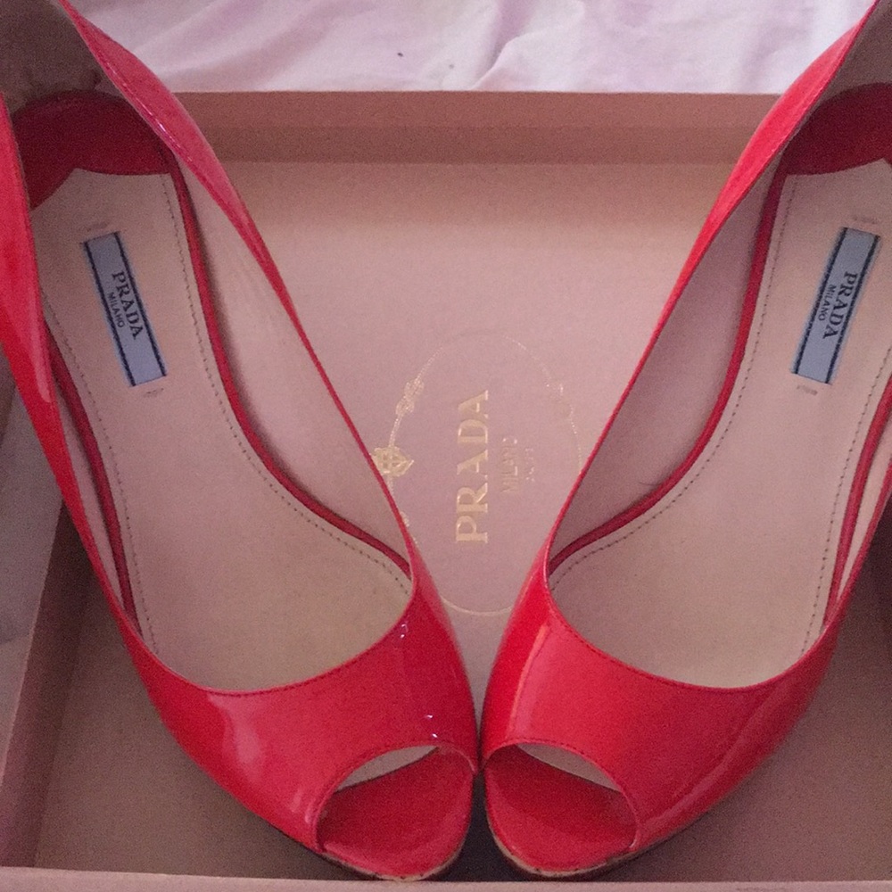 Prada wedge heel
